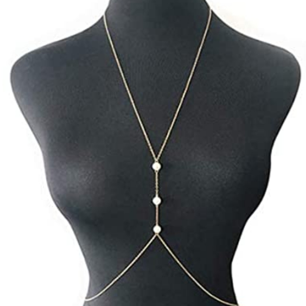 💫Pearl Body chain